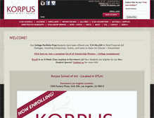 Tablet Screenshot of korpus-la.com